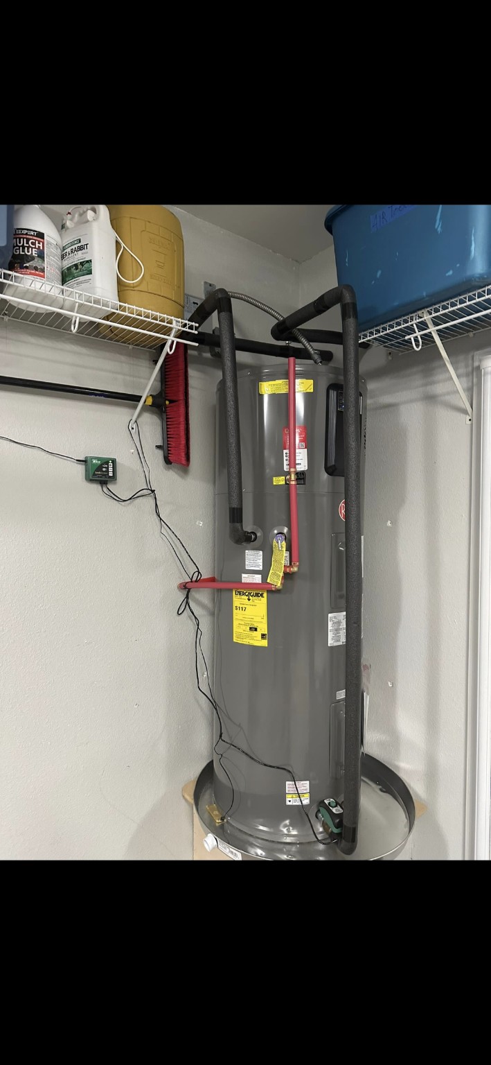 Water heater installation