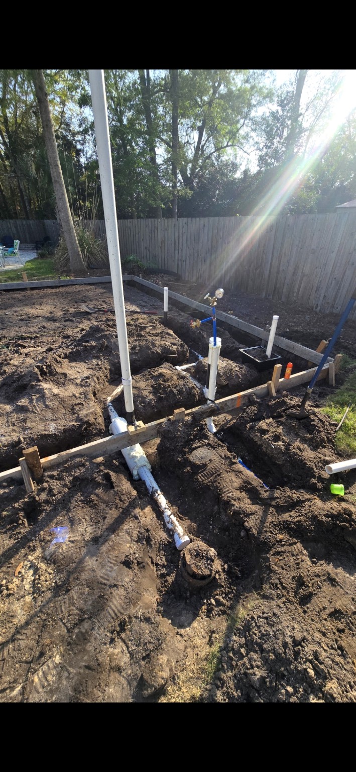 Plumbing slab